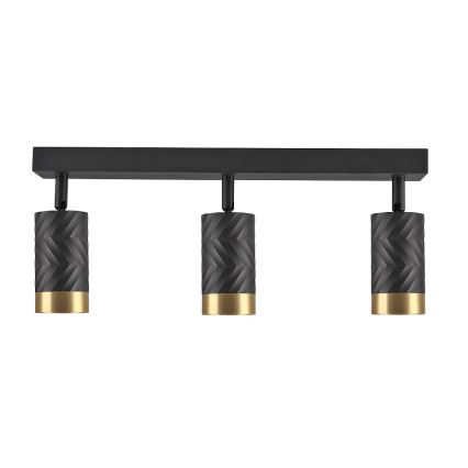 Akcentinis apšvietimas ARRAS 3xGU10/10W/230V juoda