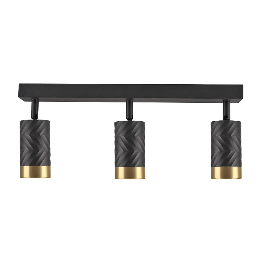 Akcentinis apšvietimas ARRAS 3xGU10/10W/230V juoda