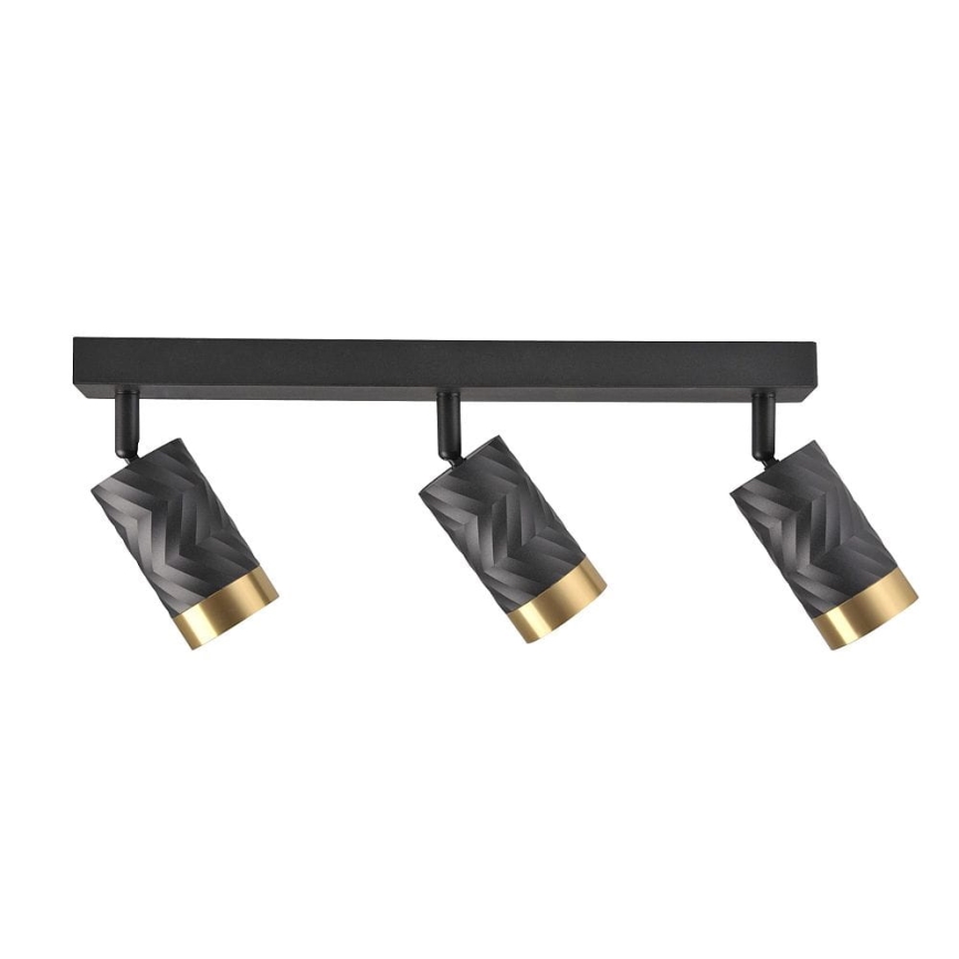 Akcentinis apšvietimas ARRAS 3xGU10/10W/230V juoda
