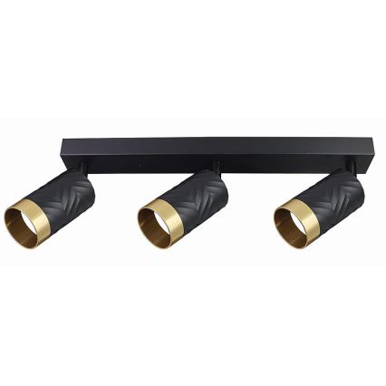 Akcentinis apšvietimas ARRAS 3xGU10/10W/230V juoda