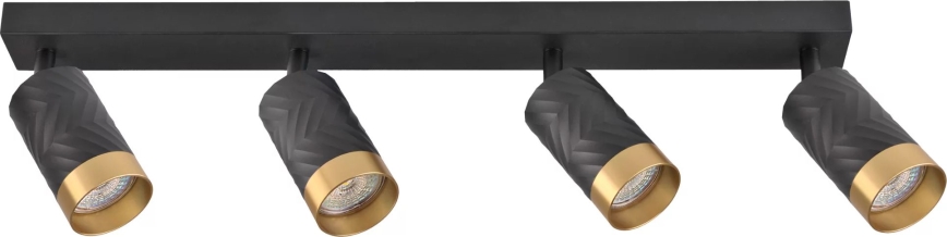 Akcentinis apšvietimas ARRAS 4xGU10/10W/230V juoda