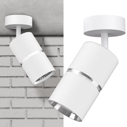 Akcentinis apšvietimas BAMBOO 1xGU10/10W/230V balta