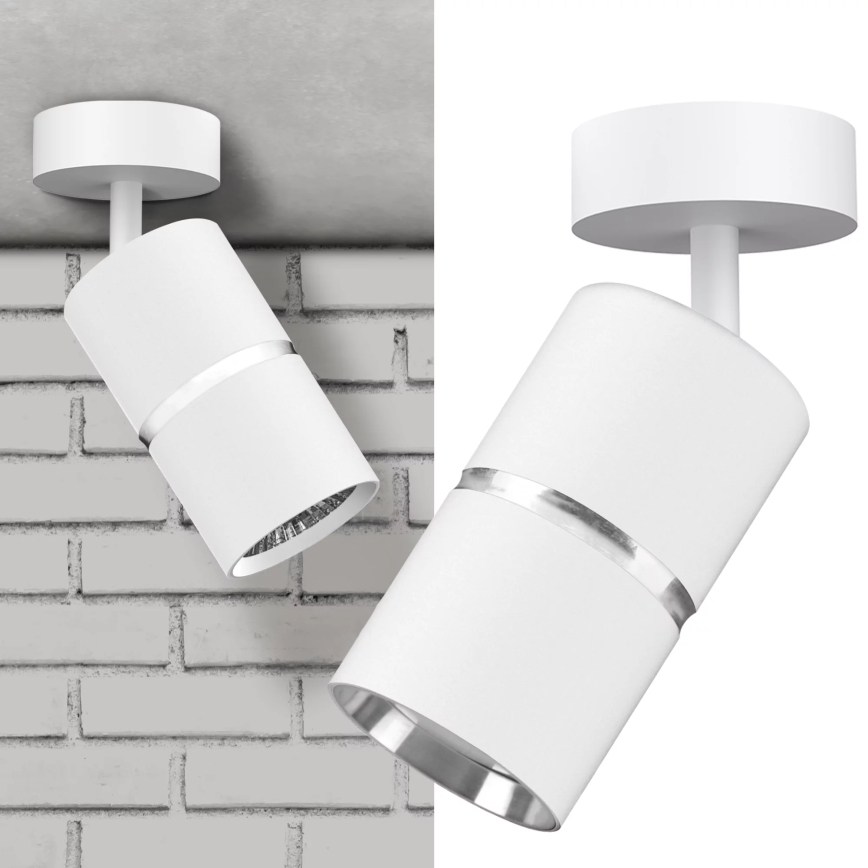 Akcentinis apšvietimas BAMBOO 1xGU10/10W/230V balta