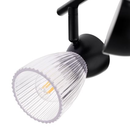 Akcentinis apšvietimas BEST 2xE14/40W/230V juoda