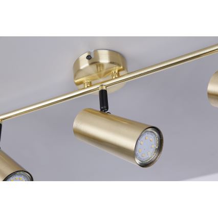 Akcentinis apšvietimas COLLY 3xGU10/15W/230V auksas
