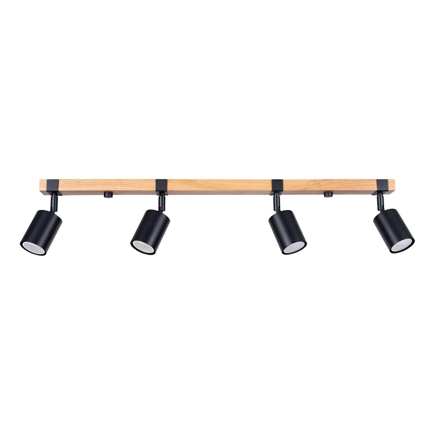 Akcentinis apšvietimas FAGER 4xGU10/10W/230V juoda