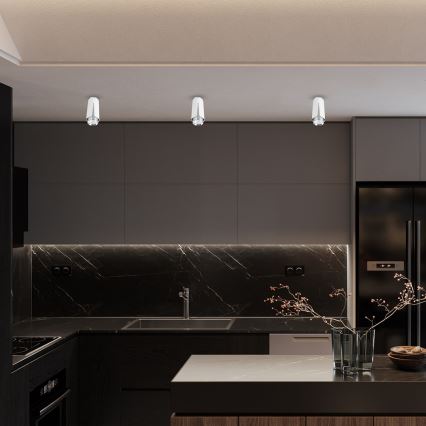 Akcentinis apšvietimas gėlė 1xGU10/8W/230V balta