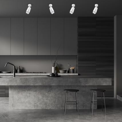 Akcentinis apšvietimas gėlė 1xGU10/8W/230V balta