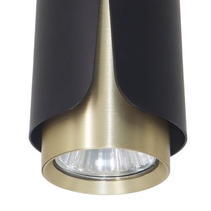 Akcentinis apšvietimas gėlė 1xGU10/8W/230V juoda