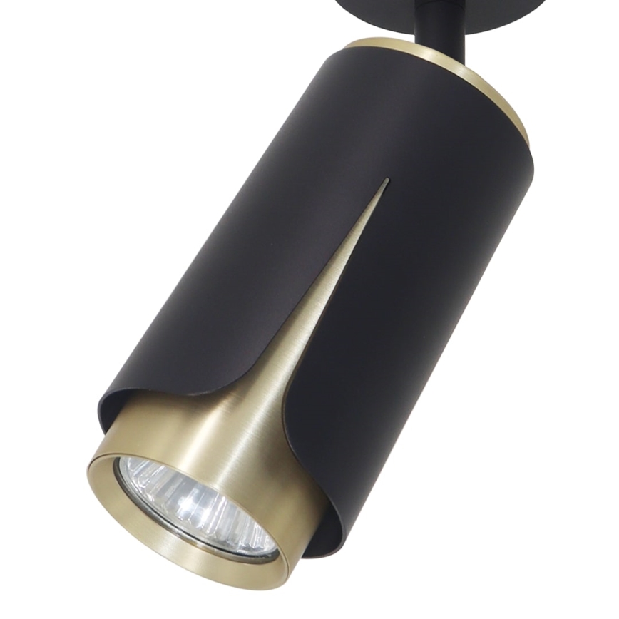 Akcentinis apšvietimas gėlė 1xGU10/8W/230V juoda