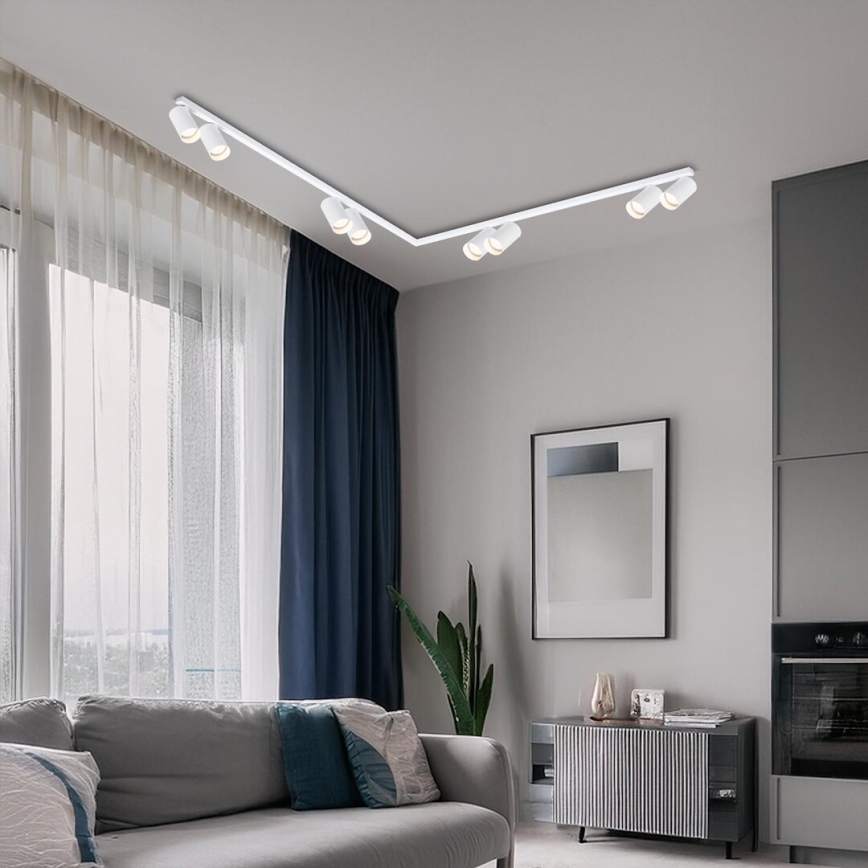 Akcentinis apšvietimas HERO SPOT 8xGU10/9W/230V balta