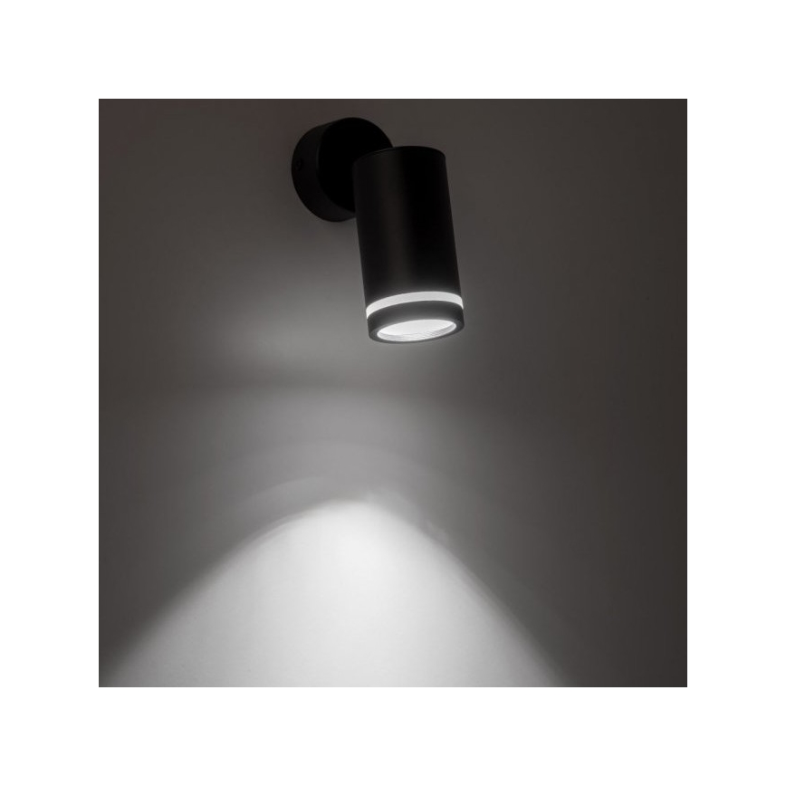 Akcentinis apšvietimas JET 1xGU10/10W/230V juoda