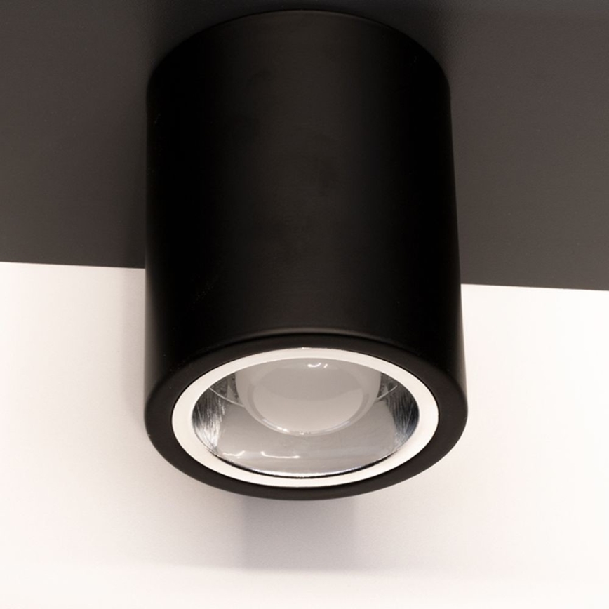 Akcentinis apšvietimas JUPITER 1xE27/20W/230V diametras 13 cm juoda