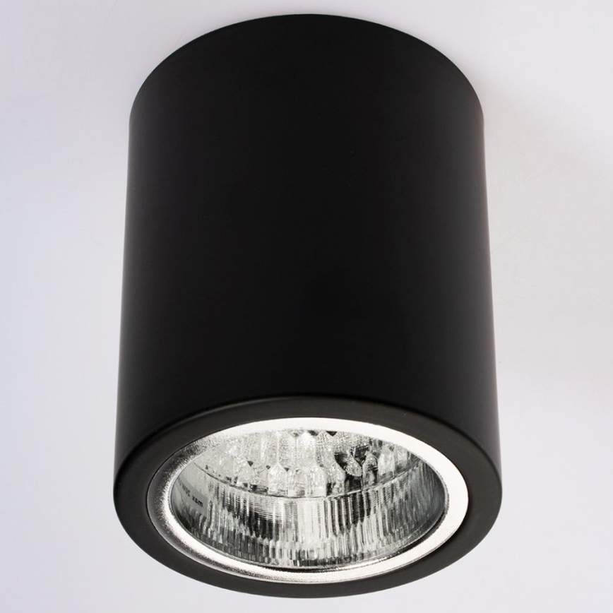 Akcentinis apšvietimas JUPITER 1xE27/20W/230V diametras 13 cm juoda