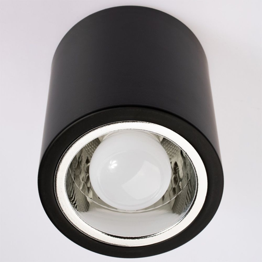 Akcentinis apšvietimas JUPITER 1xE27/20W/230V diametras 13 cm juoda