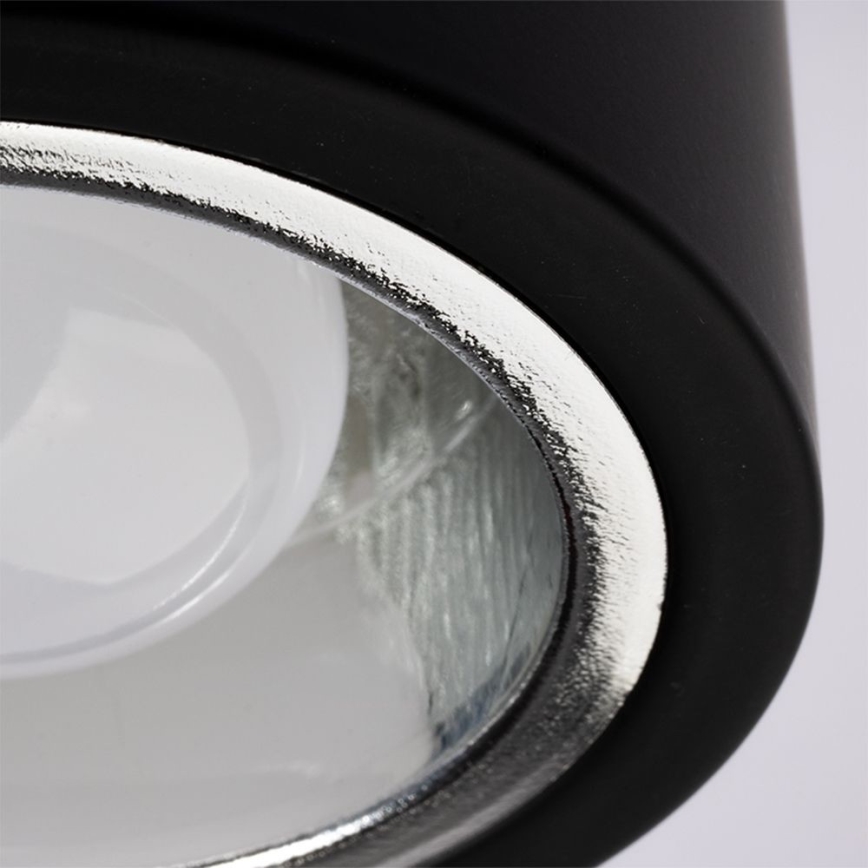 Akcentinis apšvietimas JUPITER 1xE27/20W/230V diametras 13 cm juoda