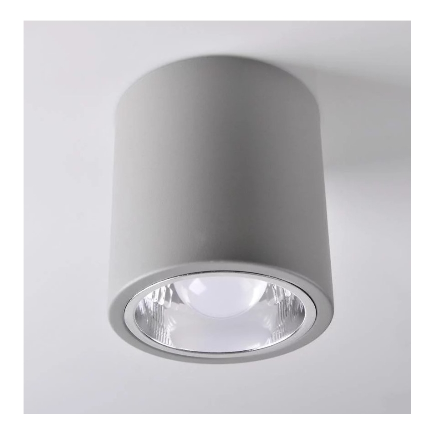 Akcentinis apšvietimas JUPITER 1xE27/20W/230V diametras 13 cm pilka