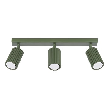 Akcentinis apšvietimas KARBON 3xGU10/10W/230V žalia