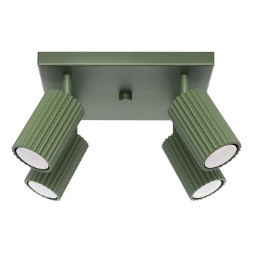 Akcentinis apšvietimas KARBON 4xGU10/10W/230V žalia