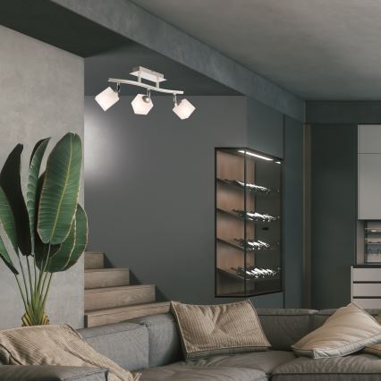 Akcentinis apšvietimas KLARA 3xE14/60W/230V matinis chromas