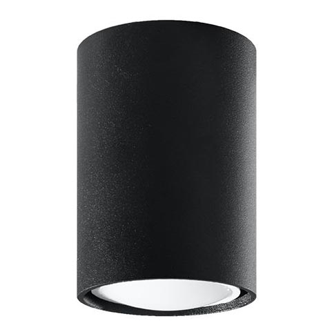 Akcentinis apšvietimas LAGOS 1xGU10/10W/230V 10 cm juoda