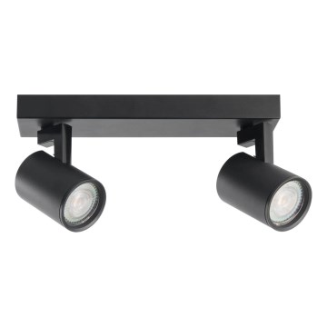 Akcentinis apšvietimas LYNX 2xGU10/10W/230V juoda