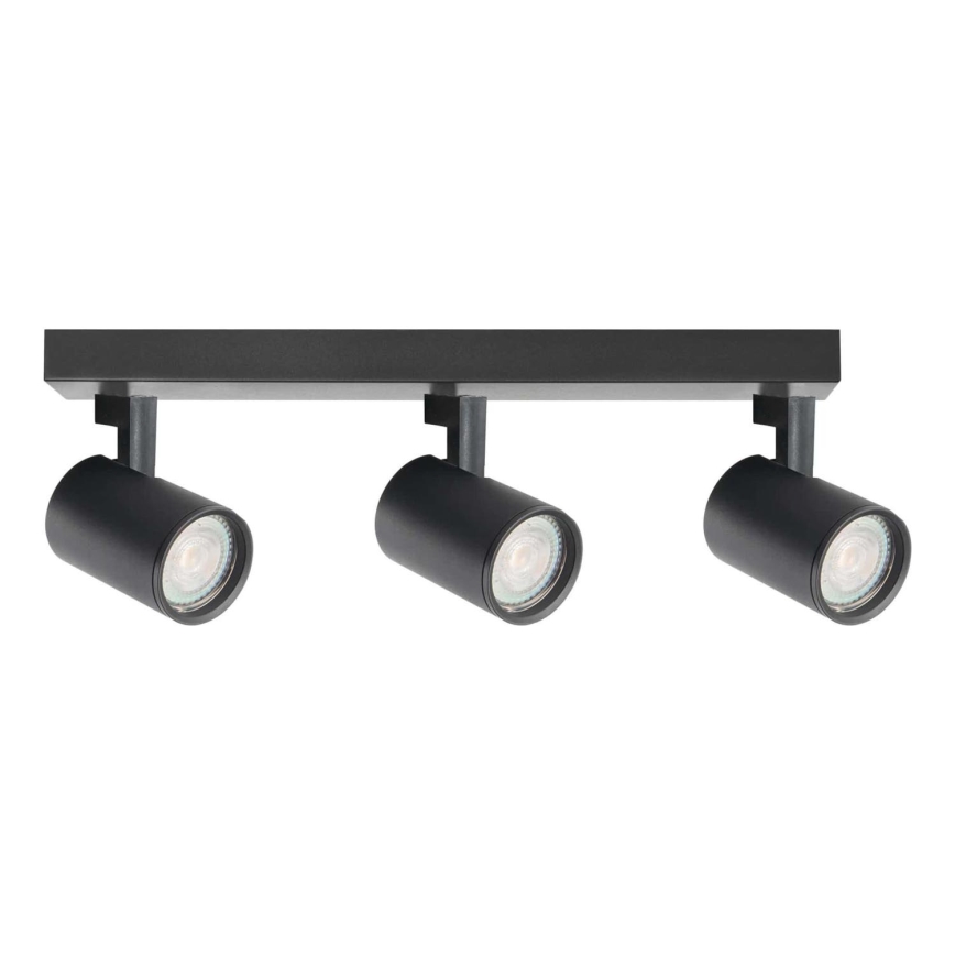Akcentinis apšvietimas LYNX 3xGU10/10W/230V juoda