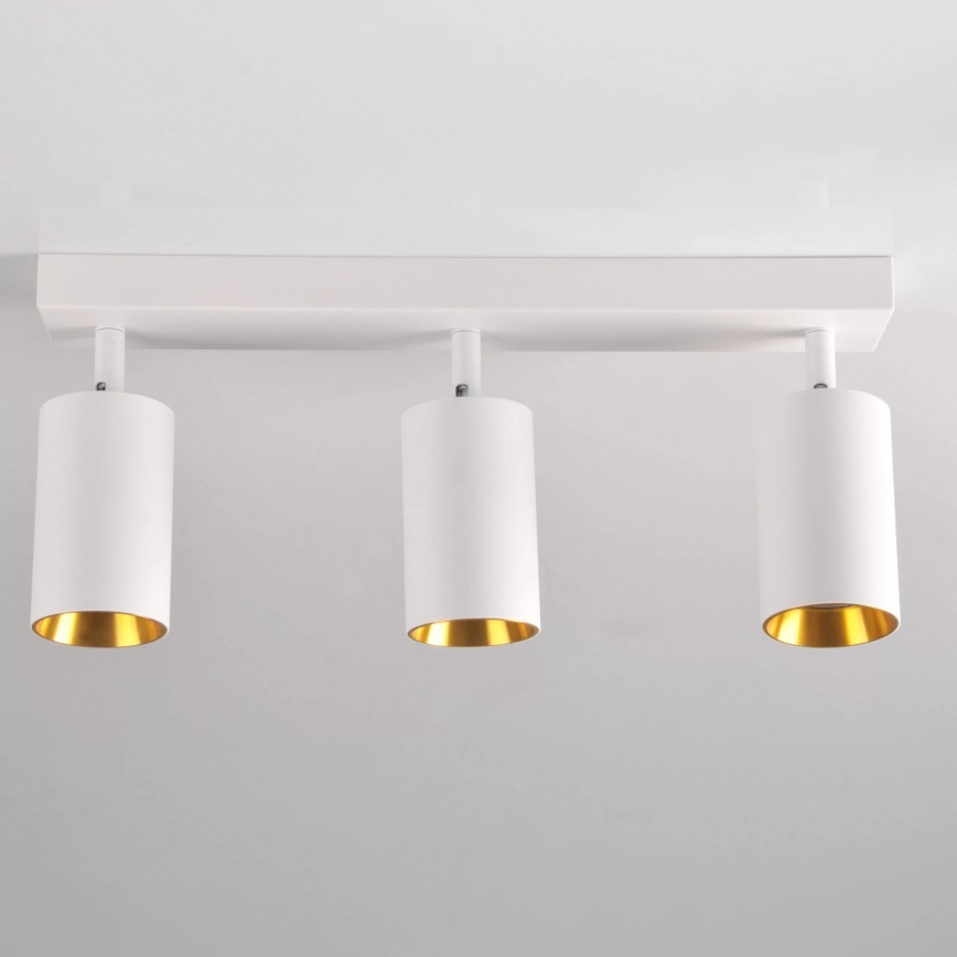 Akcentinis apšvietimas MARIBEL 3xGU10/10W/230V balta