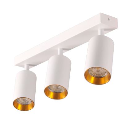 Akcentinis apšvietimas MARIBEL 3xGU10/10W/230V balta