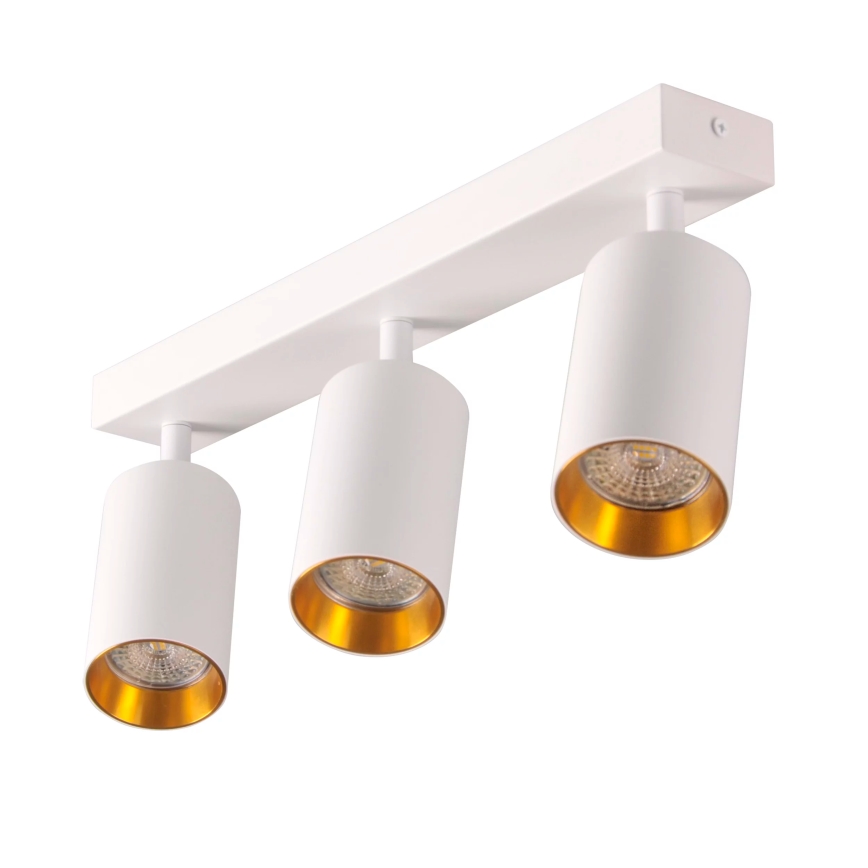 Akcentinis apšvietimas MARIBEL 3xGU10/10W/230V balta