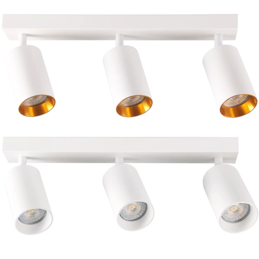 Akcentinis apšvietimas MARIBEL 3xGU10/10W/230V balta