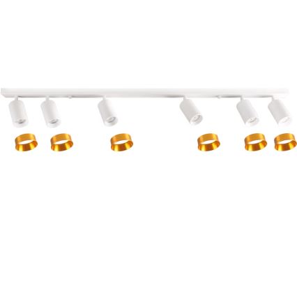 Akcentinis apšvietimas MARIBEL 6xGU10/10W/230V balta