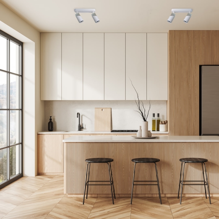 Akcentinis apšvietimas NEO 2xGU10/8W/230V balta