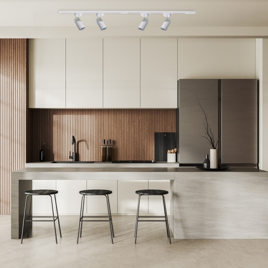 Akcentinis apšvietimas NEO bėgių sistemai 1xGU10/8W/230V balta