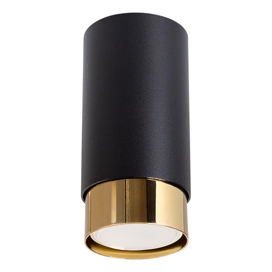 Akcentinis apšvietimas NERO 1xGU10/10W/230V 12,5 cm juoda/auksas