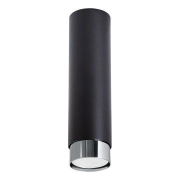 Akcentinis apšvietimas NERO 1xGU10/10W/230V 22,5 cm juoda/blizgus chromas