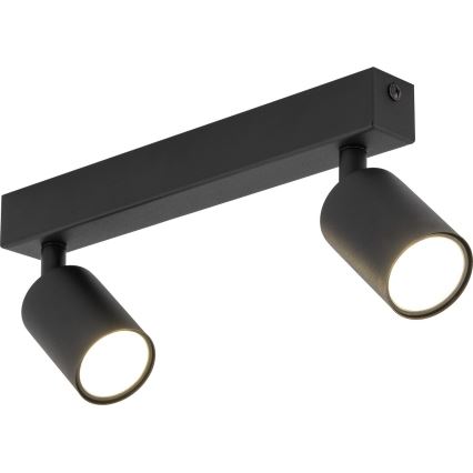 Akcentinis apšvietimas NEX 2xGU10/10W/230V juoda