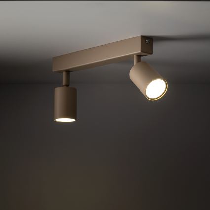 Akcentinis apšvietimas NEX 2xGU10/10W/230V smėlio spalva