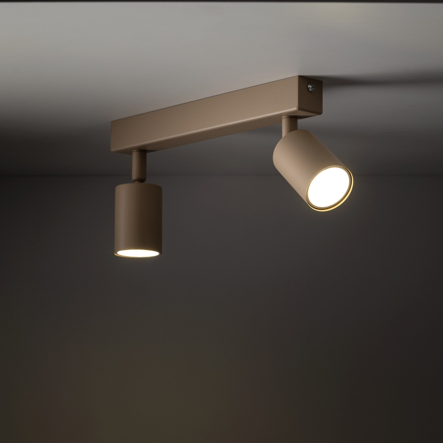 Akcentinis apšvietimas NEX 2xGU10/10W/230V smėlio spalva