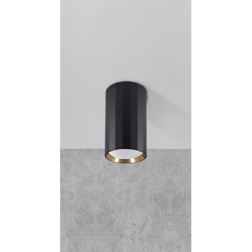 Akcentinis apšvietimas NICEA 1xGU10/10W/230V juoda
