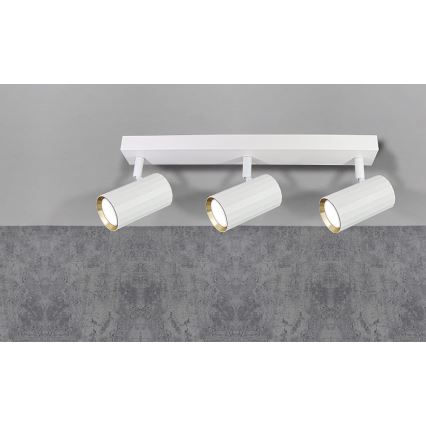 Akcentinis apšvietimas NICEA 3xGU10/10W/230V balta