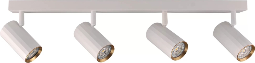 Akcentinis apšvietimas NICEA 4xGU10/10W/230V balta