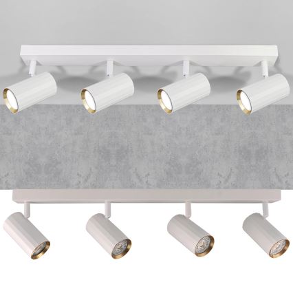 Akcentinis apšvietimas NICEA 4xGU10/10W/230V balta