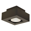 Akcentinis apšvietimas PITA 1xGU10/30W/230V juoda