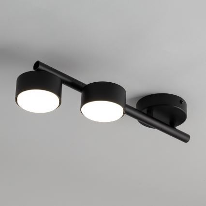Akcentinis apšvietimas PUNTO 2xGX53/12W/230V juoda