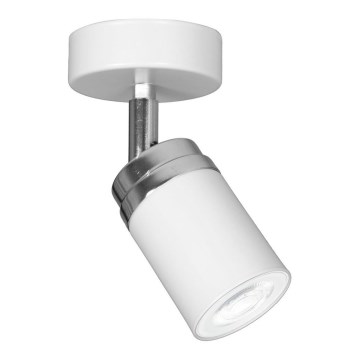 Akcentinis apšvietimas RENO 1xGU10/8W/230V balta/blizgus chromas