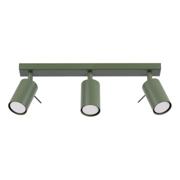 Akcentinis apšvietimas RING 3xGU10/10W/230V žalia