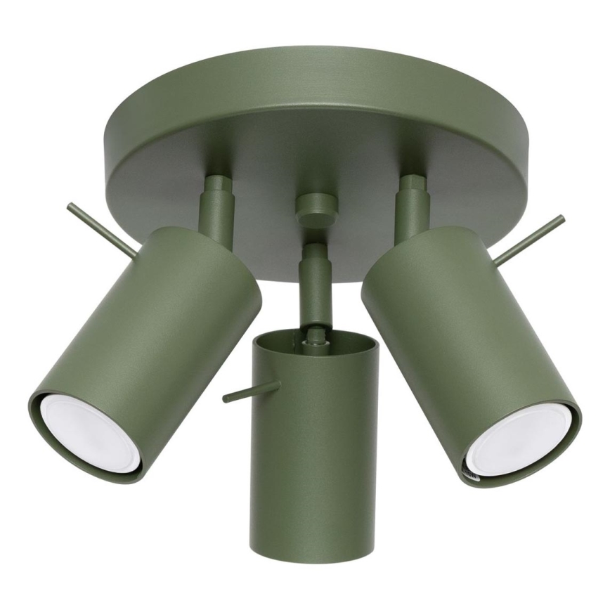 Akcentinis apšvietimas RING 3xGU10/10W/230V žalia