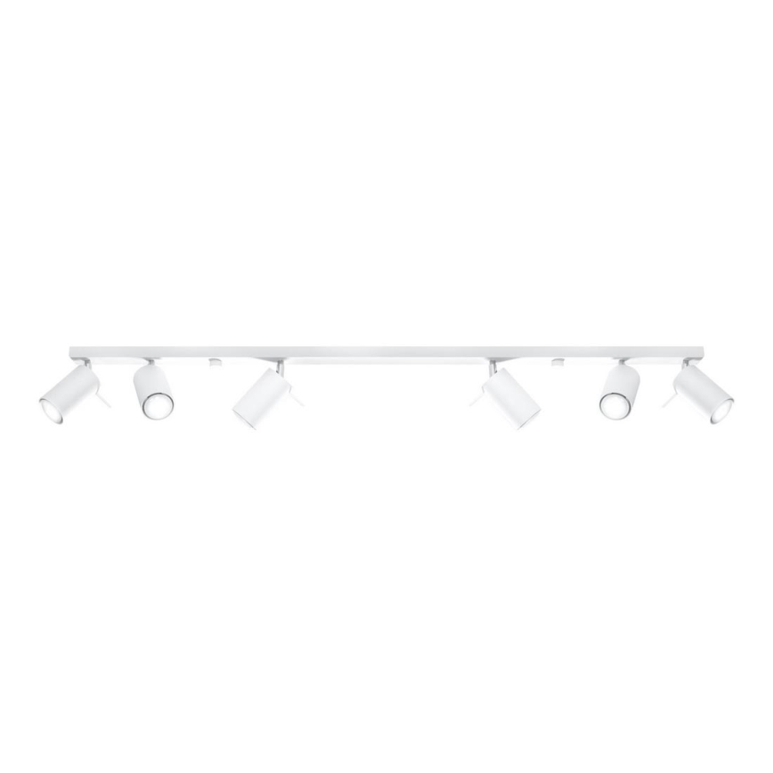 Akcentinis apšvietimas RING 6L 6xGU10/10W/230V balta