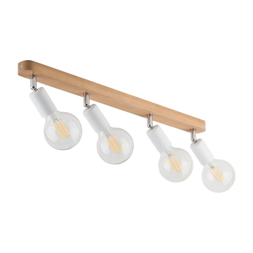 Akcentinis apšvietimas SIMPLY WOOD 4xE27/15W/230V